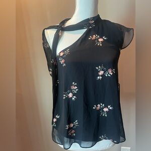 NWT BCBGeneration printed one shoulder blouse